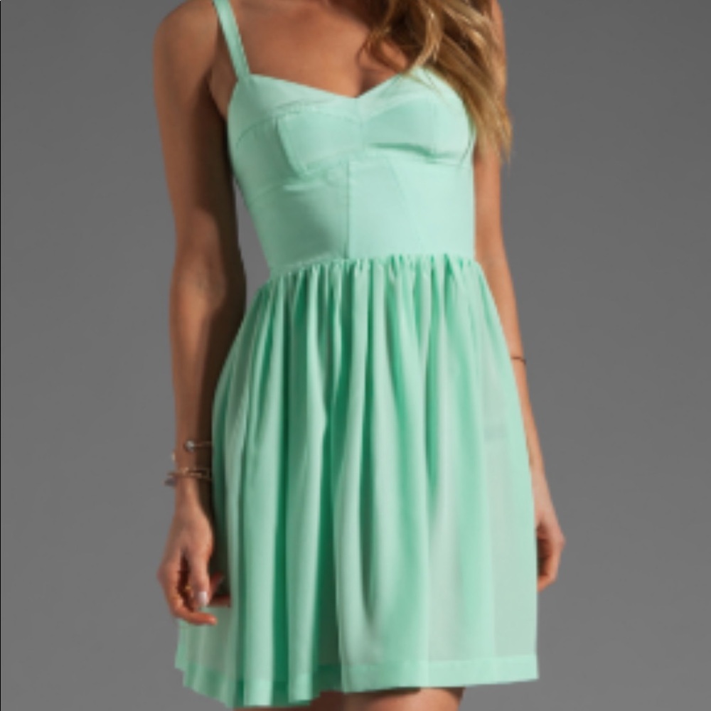 Revolve Silk Corset Dress by Amanda Uprichard